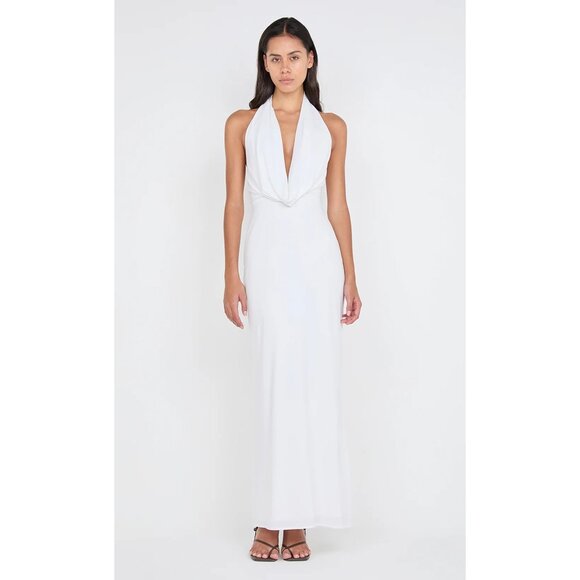 Bec + Bridge Nessie Cowl Neck Maxi Dress in White - Picture 2 of 6
